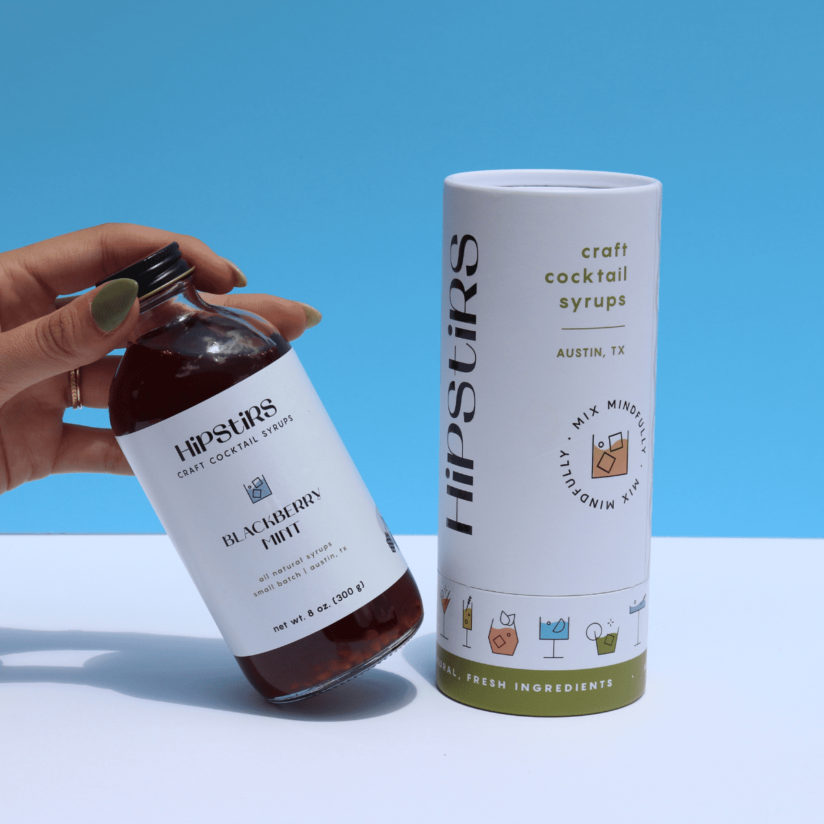 Blackberry Mint Cocktail Syrup