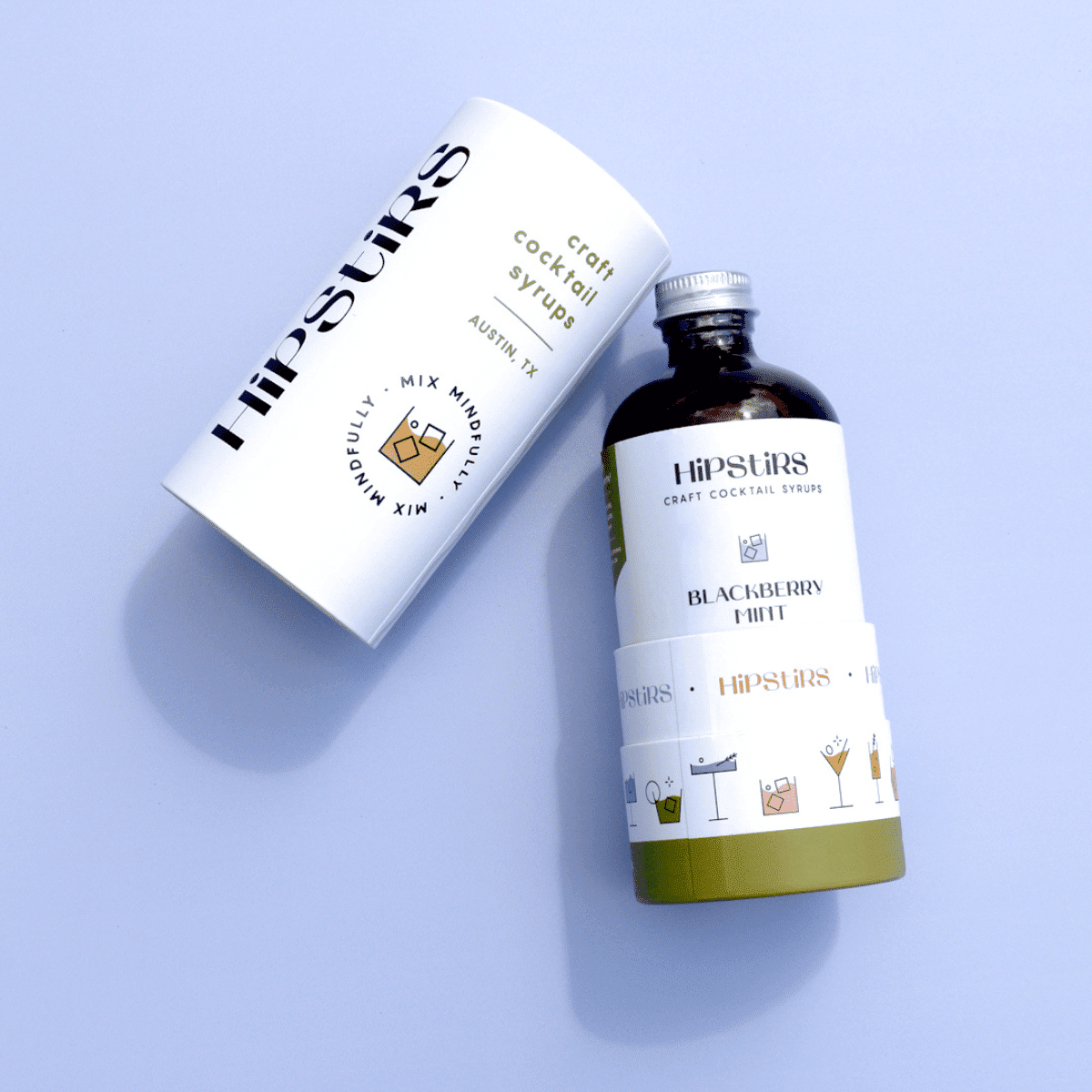 Blackberry Mint Cocktail Syrup